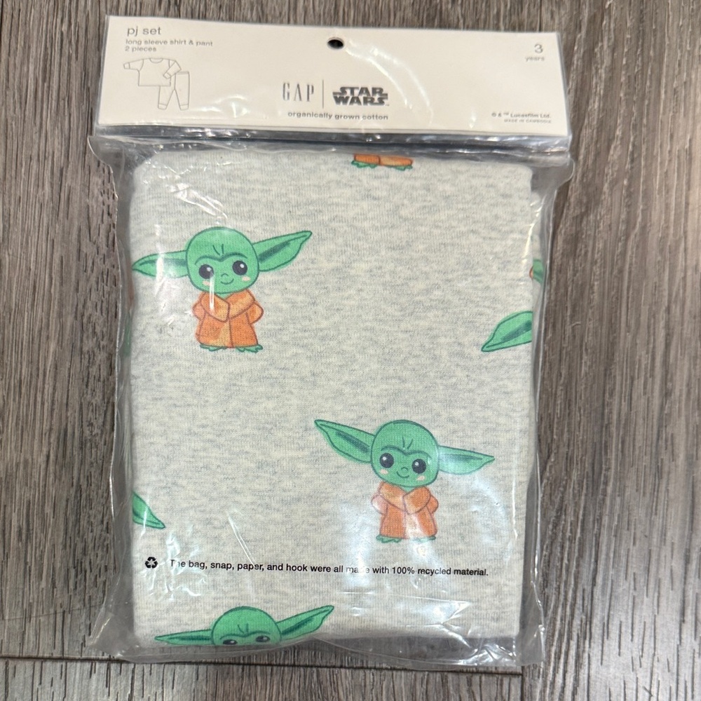 NEW Star Wars Kids Pajama Set Grogu 3T